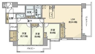 マックスタワーの物件間取画像